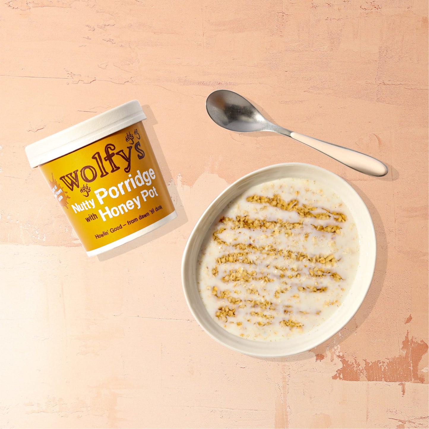 Wolfys Porridge Pots - Honey Nut