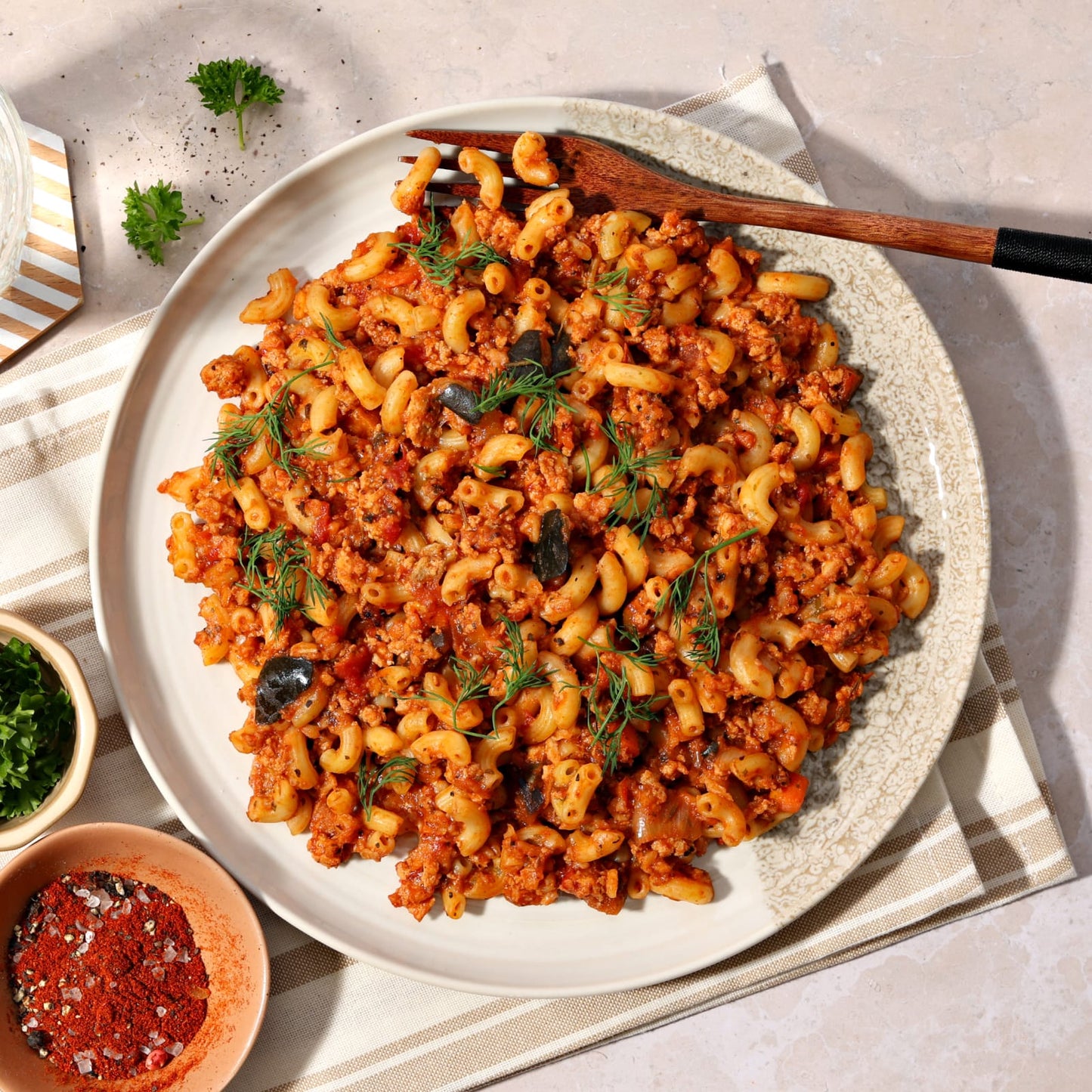 Chicken Ragu & Pesto Pasta