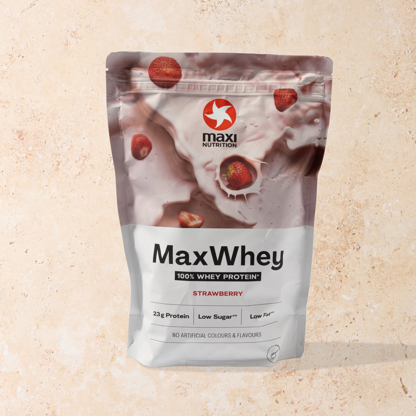 Maxi Whey Protein Powder 420g - Strawberry