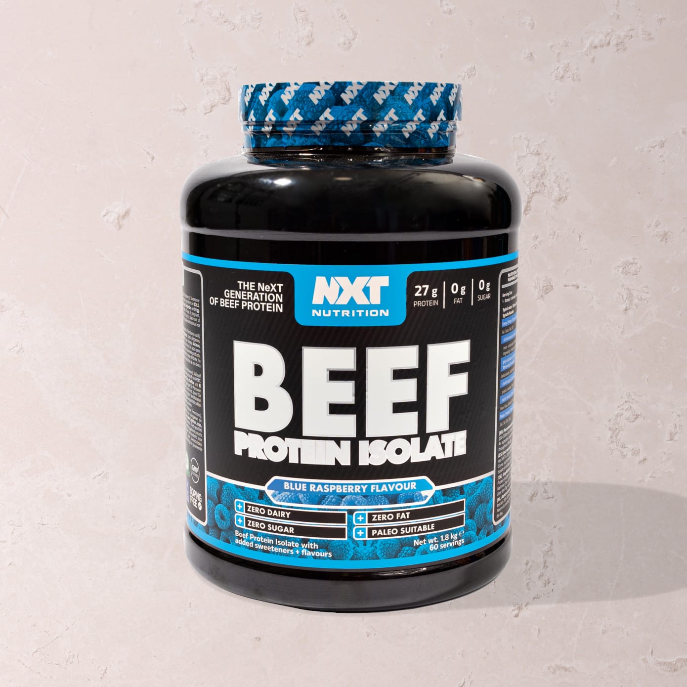 NXT Beef Protein Isolate 1.8kg - Blue Raspberry