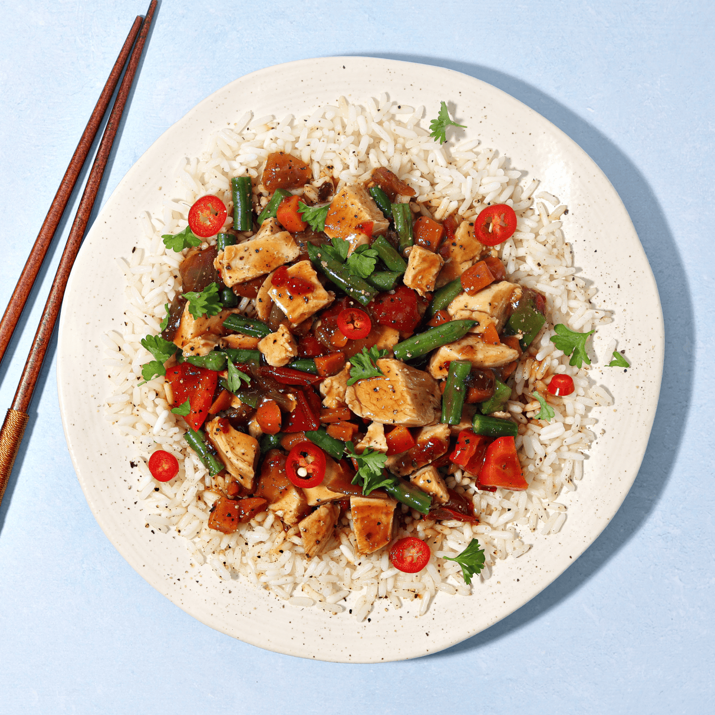 Chinese Black Bean Chicken & Rice