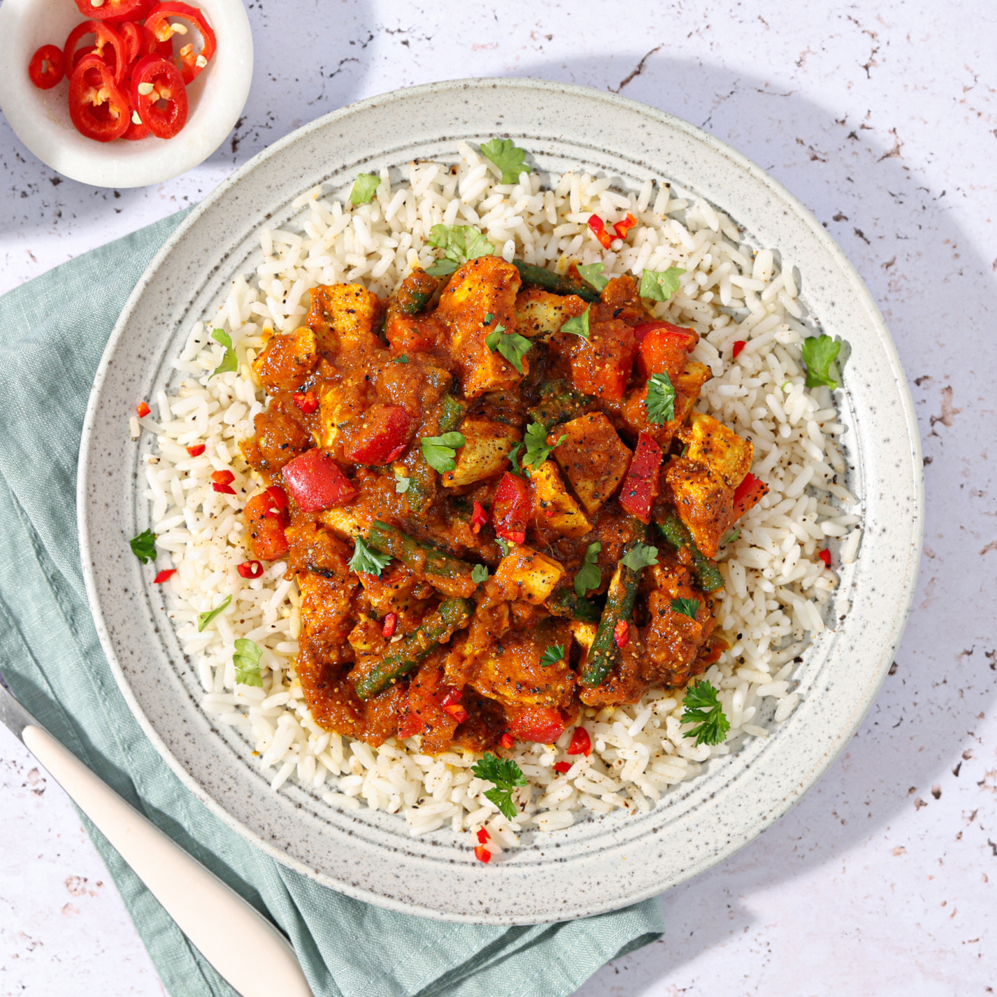 Spiced Chicken Tikka & Rice