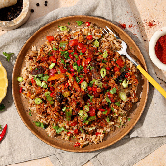Cajun Beef & Rice Pot