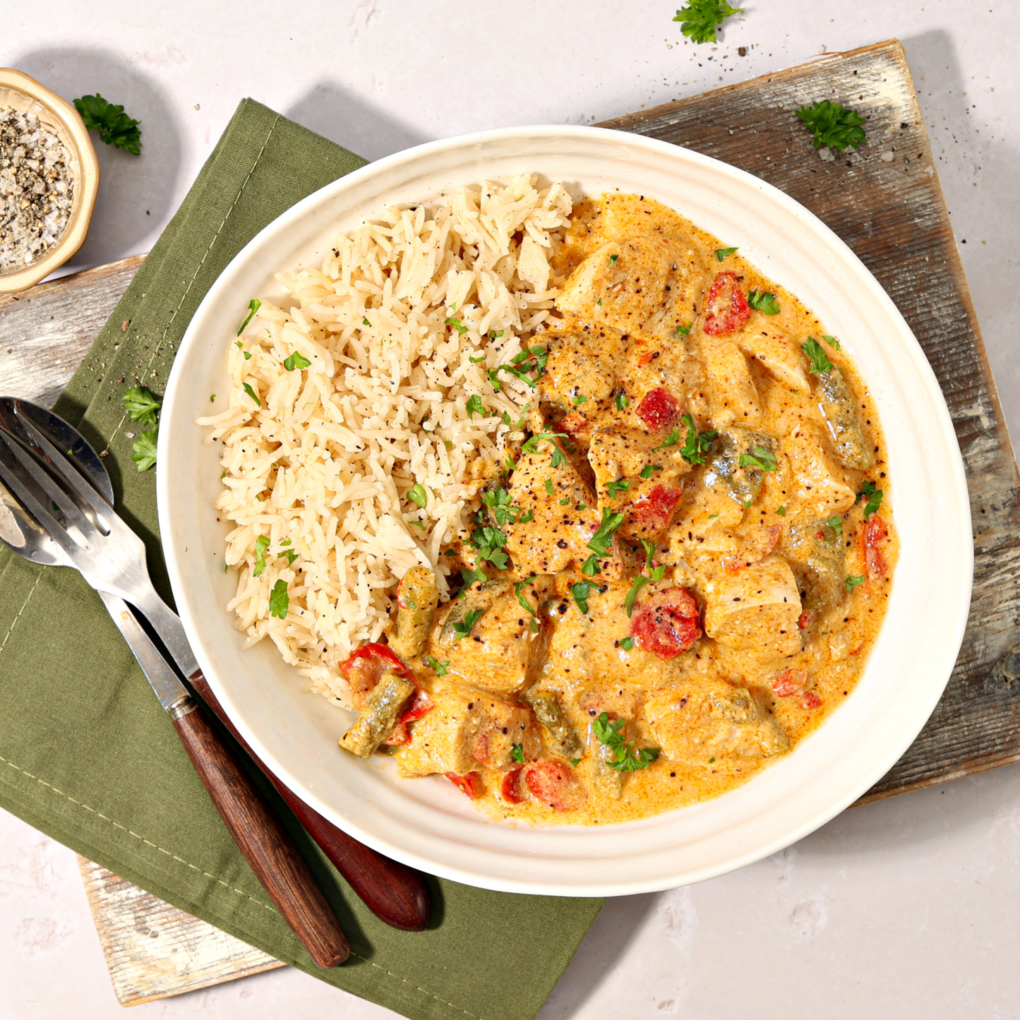 Penang Chicken Curry with Rice - 400g
