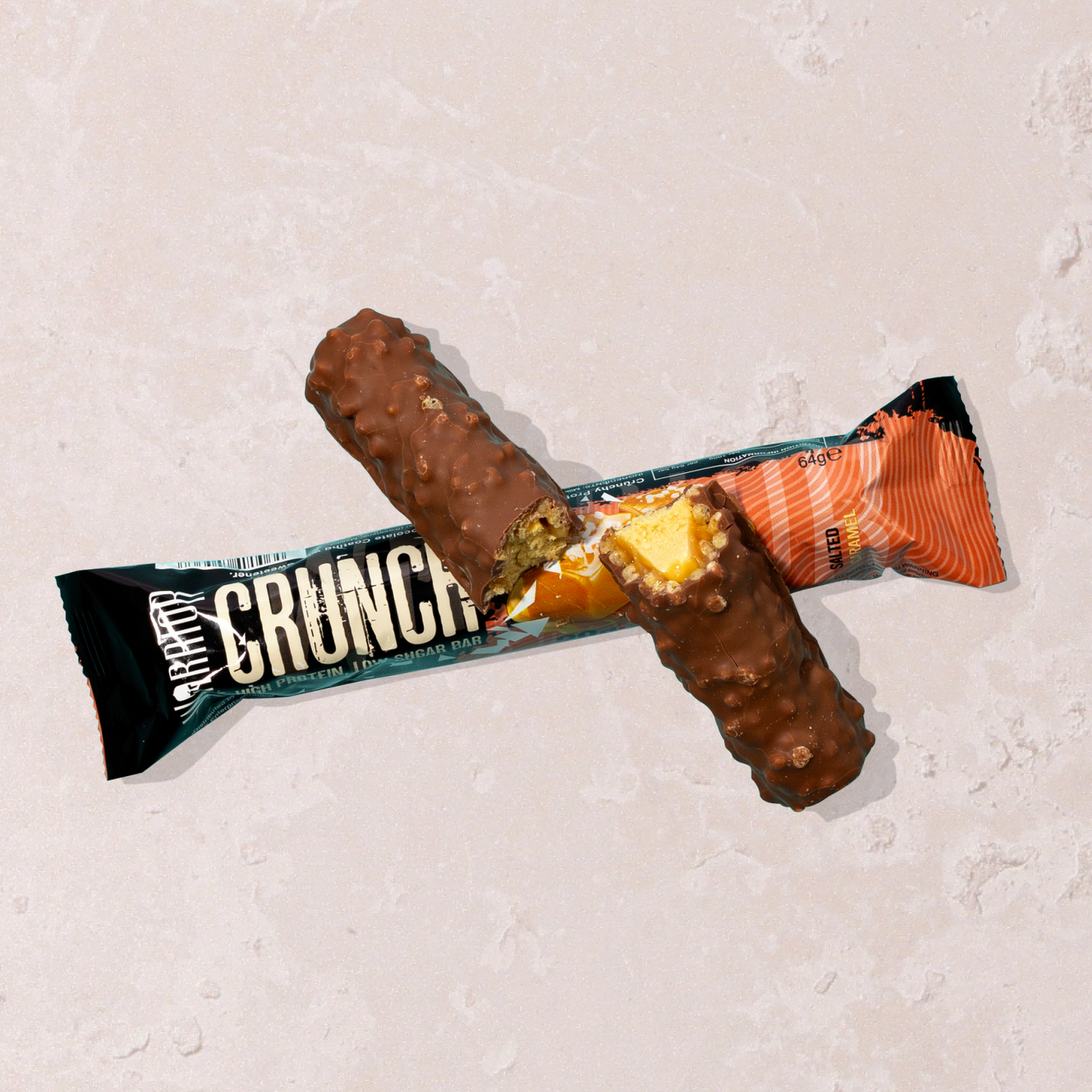 Warrior Crunch High Protein Bar - Salted Caramel 64g