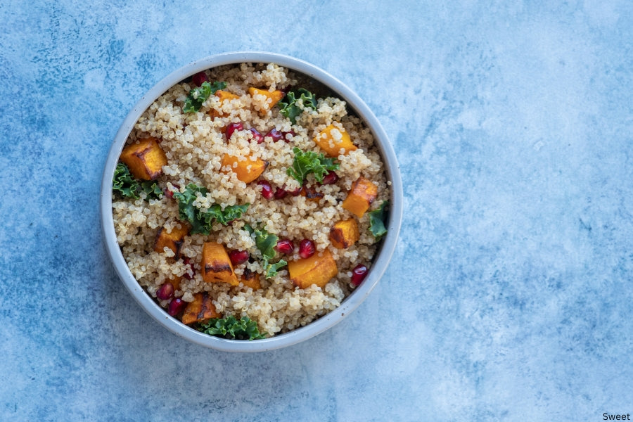 Simply Spiced Butternut & Couscous with Raspberry Vinaigrette