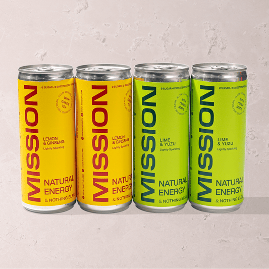 Mission - 4x Mixed Natural Energy Cans