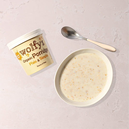 Wolfys Porridge Pots - Organic Plain and Simple