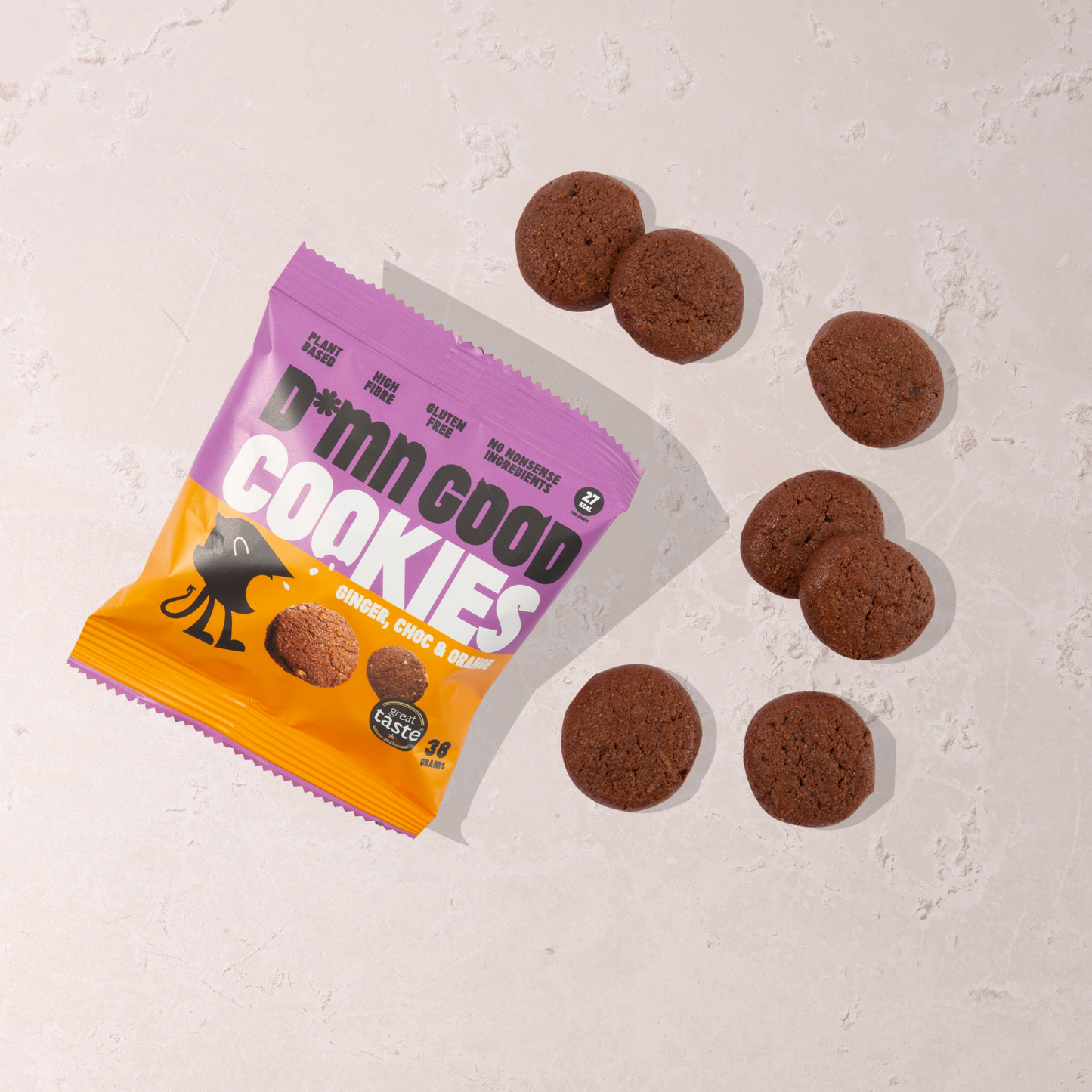 D*MN GOOD Cookies - Ginger, Choc Orange Cookies