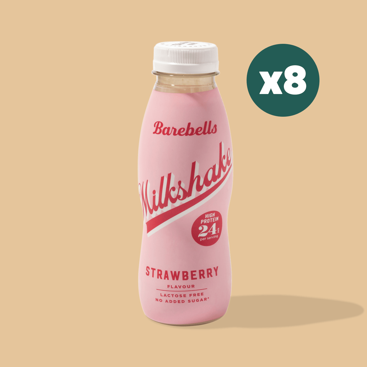 Barebells Milkshake 8 x 330ml - Strawberry