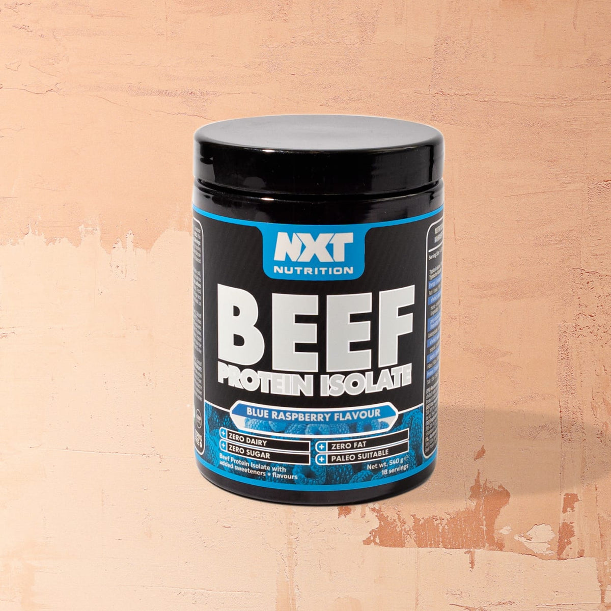 NXT Beef Protein Isolate 540g - Blue Raspberry – Prepped Pots | MuscleFood