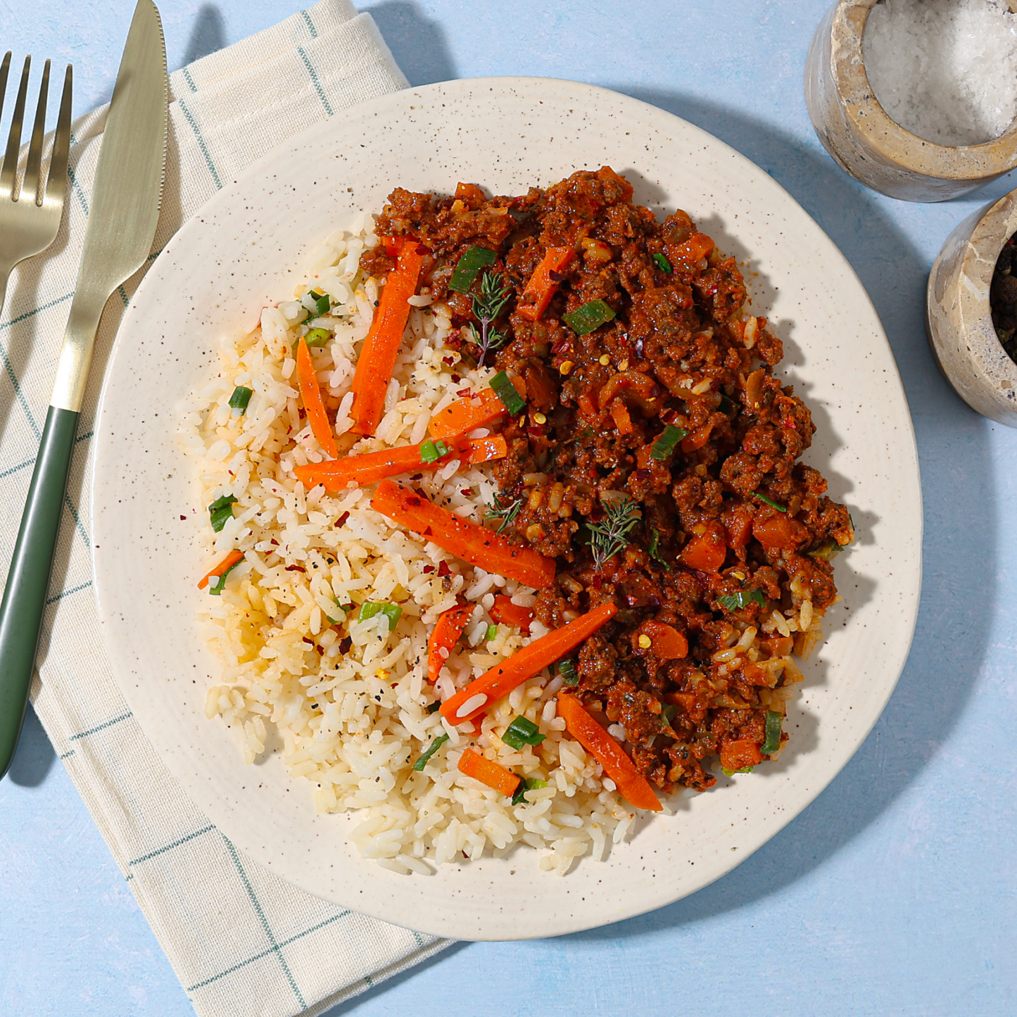 Cajun Spiced Beef with Rice