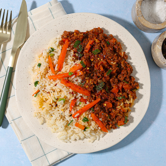 Cajun Spiced Beef with Rice