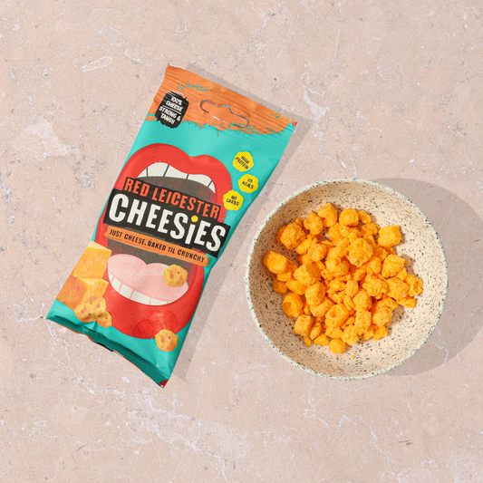 Cheesies Puffed Cheese Red Leicester - 20g