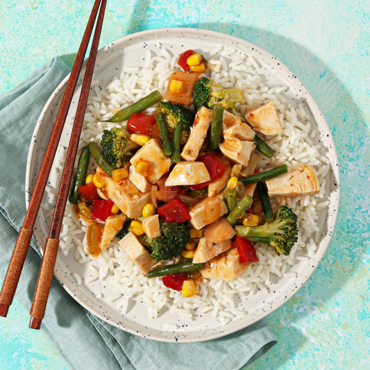 Smoky Korean BBQ Chicken & Rice