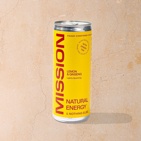 Mission Natural Energy Can - Lemon & Ginseng - 250ml