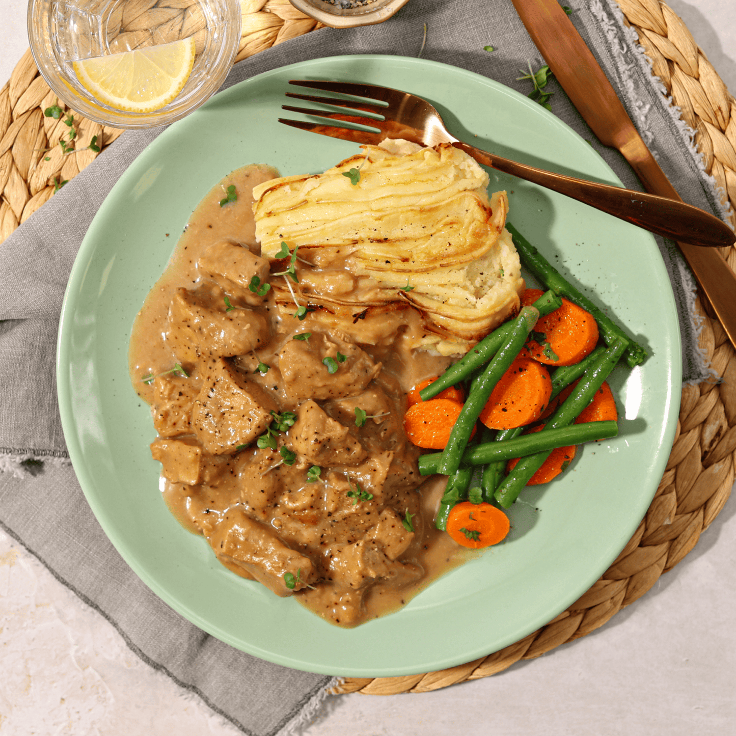 Oven Roast Chicken Fillet and Mash