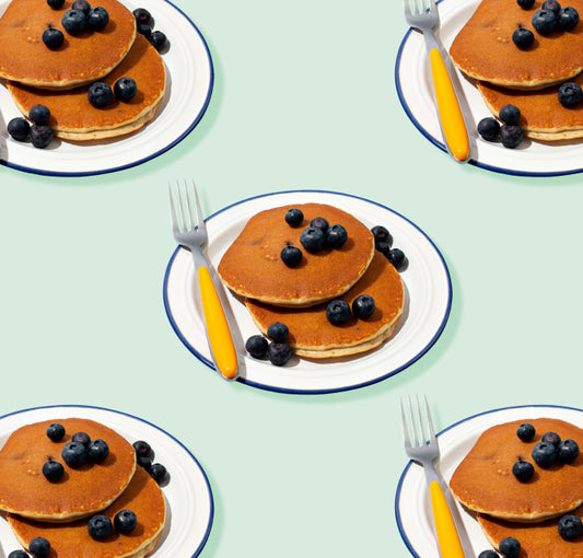 10 x High Protein Blueberry Pancakes
