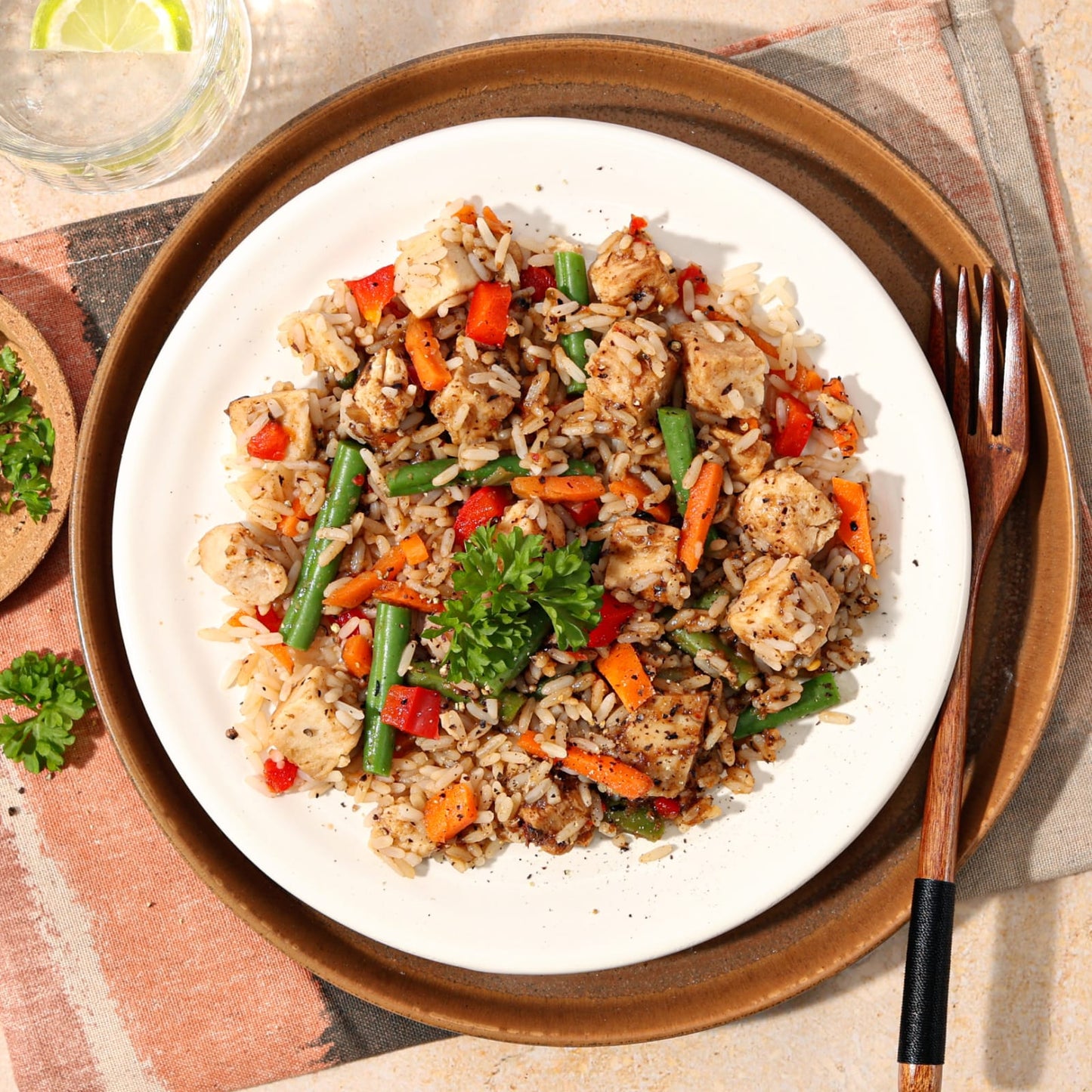 Black Bean Chicken & Rice Pot