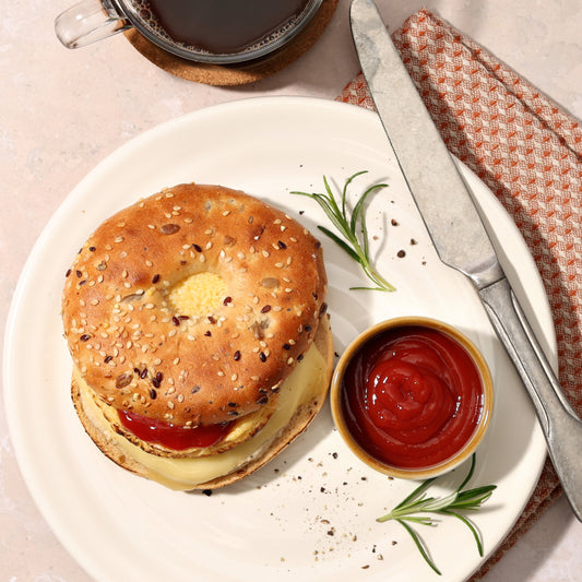 High Protein Chicken Bagel