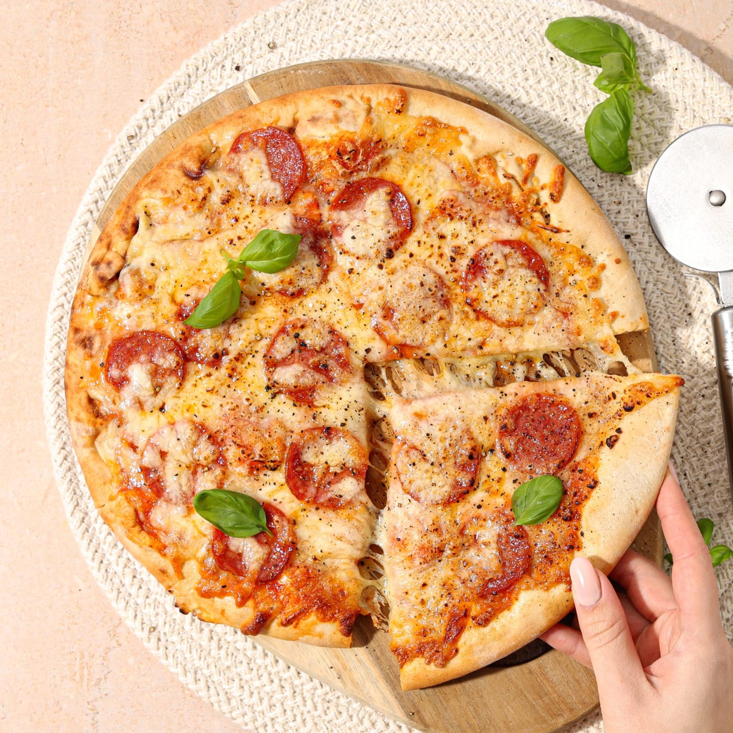 Stonebaked Pepperoni Pizza