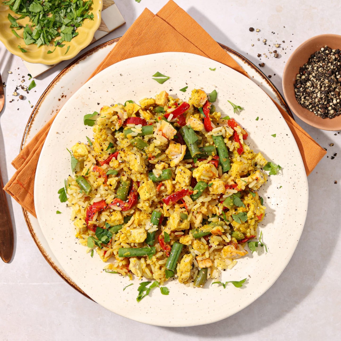 Satay Chicken & Rice Pot