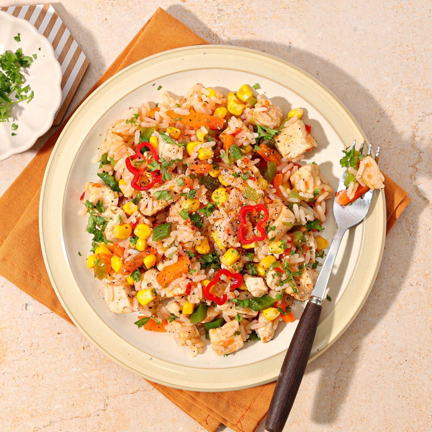 Sweet Chilli Chicken & Rice Pot