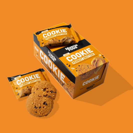 12 x 60g MuscleFood Peanut Protein Cookies