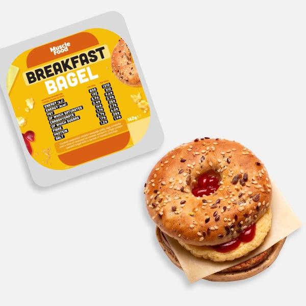 High Protein Chicken Breakfast Bagel - Muscle Foods